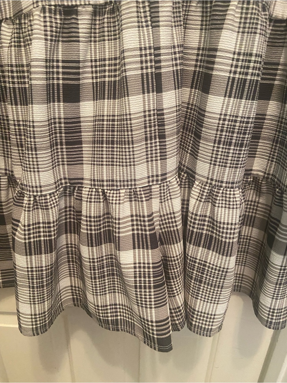 24 3X Romper Flowy Plaid Like Dress ASOS DESIGN - Picture 4 of 9